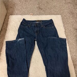 Kimes Ranch Dark Blue Betty Straight Leg Jeans